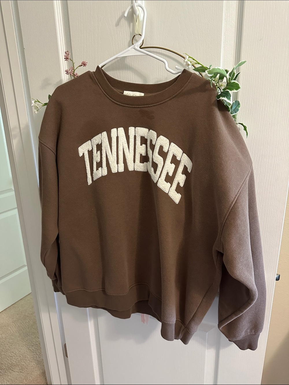 State of Mind Brown Tennessee Crewneck Sweater